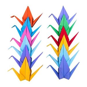 iris origami grúas prefabricadas de papel grúa hecha a