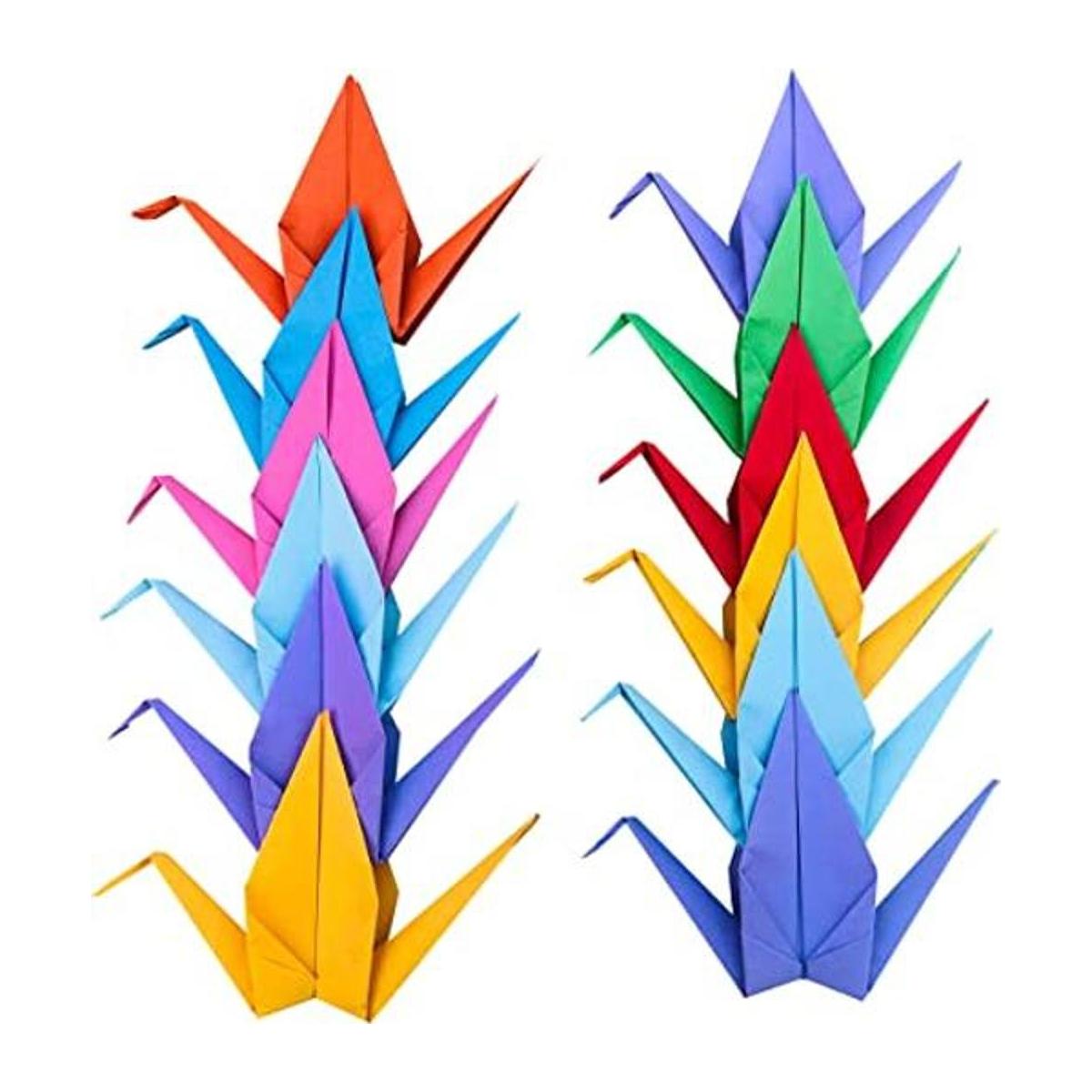 iris origami grúas prefabricadas de papel grúa hecha a