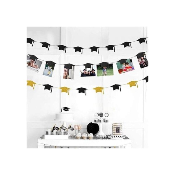 Decor365 Guirnalda de graduación e imán para fotos con