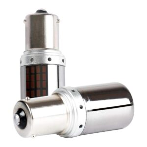 BAU15S PY21W 1156 S25 LED Bulbs Amber Yellow Turn Signal_1