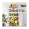 Cesta de frutas 1Easylife Cesta apilable de alambre de_2