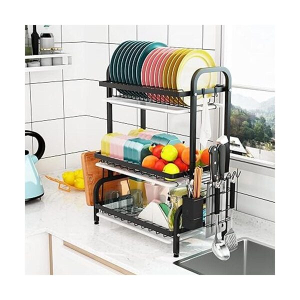 1Easylife Estante para platos de 3 niveles con soporte_5