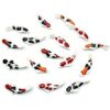Mezcla de 4 colores lote de 12 miniatura de peces de Koi_3