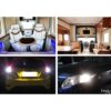 10 focos de luz blanca cálida BA15S 1156 68 SMD 2835 LED_3