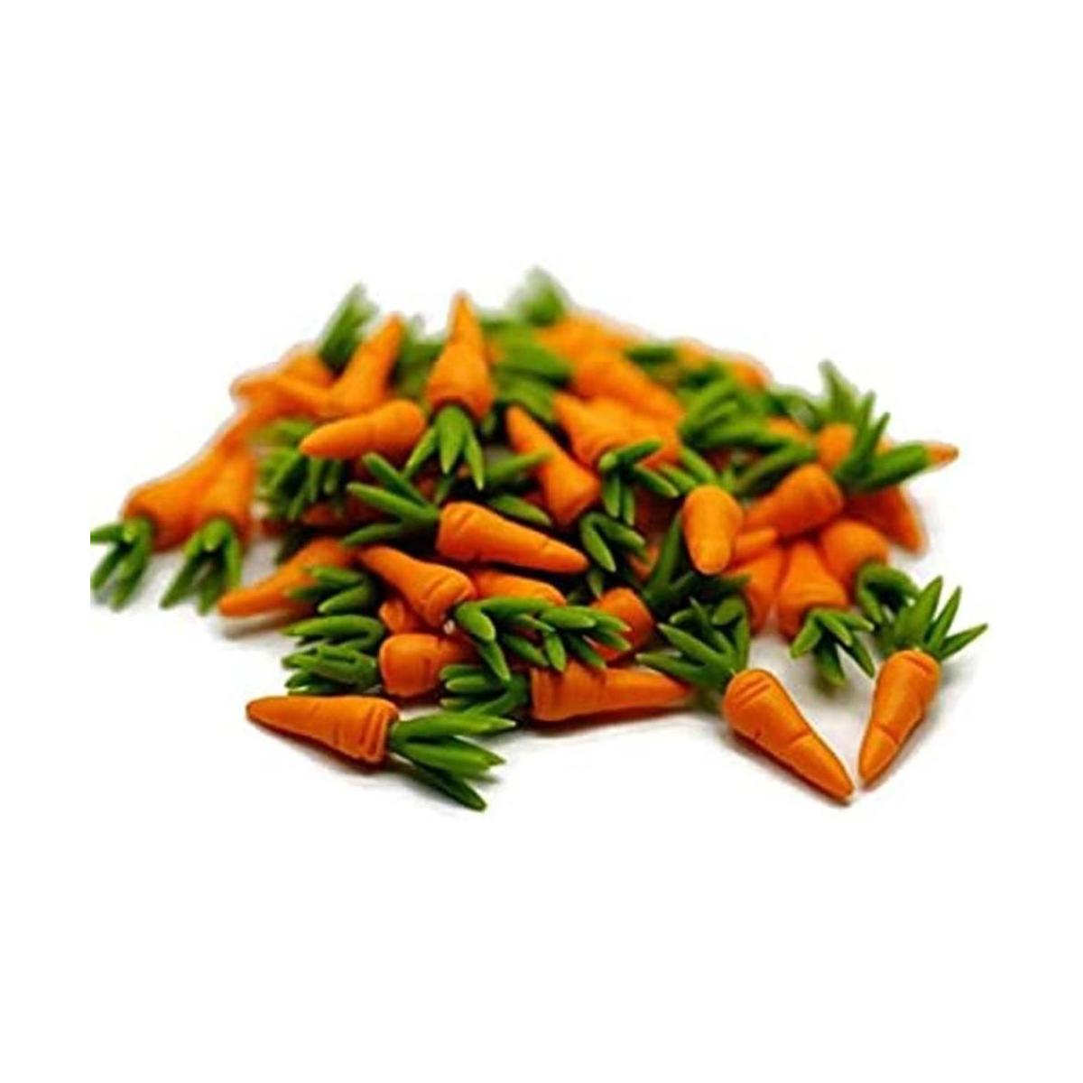 1shopforyou 20 zanahorias sueltas verduras casa de muñecas