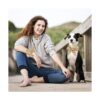 Bandanas para perros y coleteros a juego con flores y_6