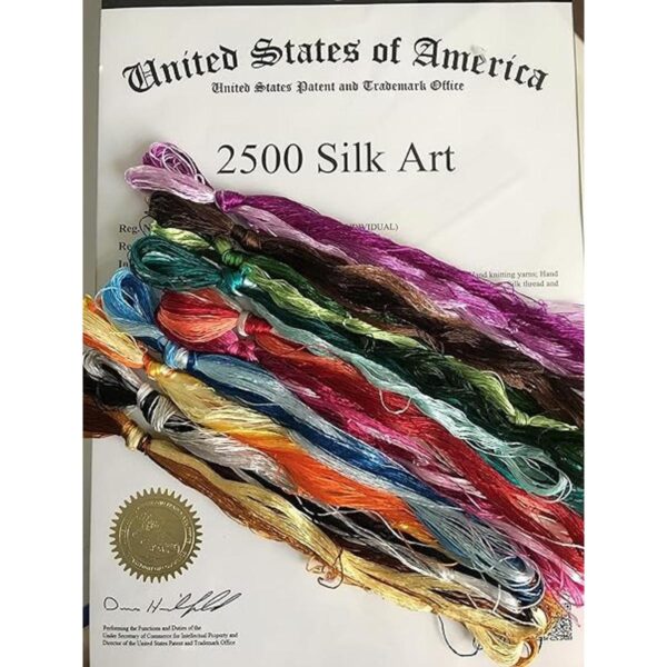 2500 Silk Art China Natural 100 seda de morera hecha a