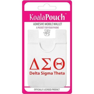 Delta Sigma Theta Koala Pouch Cartera adhesiva para_1