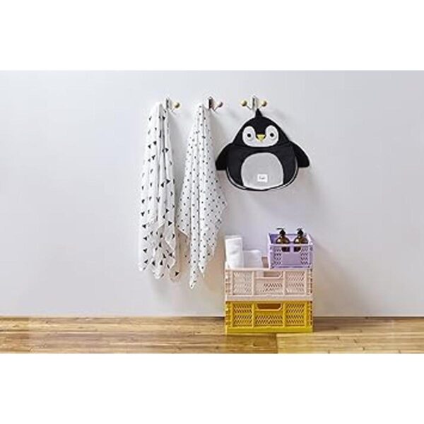 3 Sprouts Organizador para ducha bebé y juguetes pingino_6