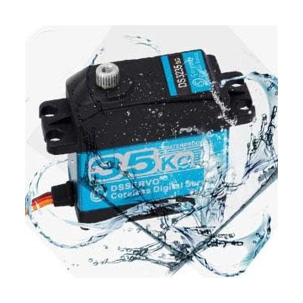 ZOSKAY 77.2 lbs alto par Coreless Motor servo metal_4