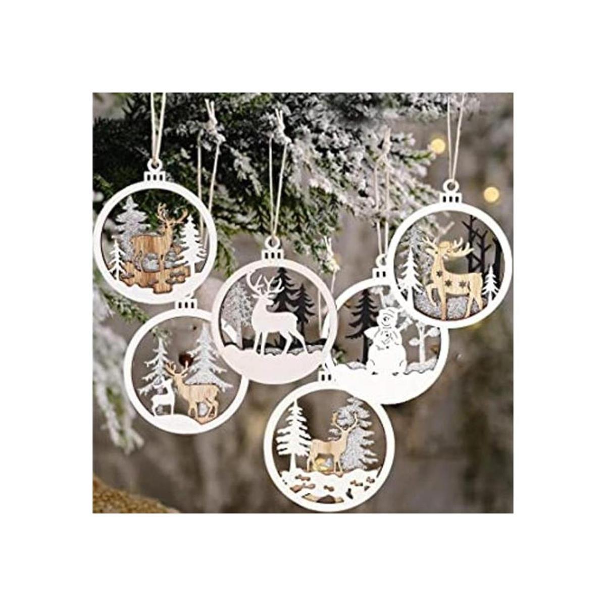 Adornos de invierno del país de las maravillas para árbol