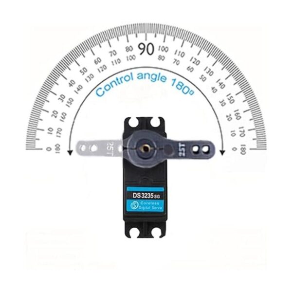 ZOSKAY 77.2 lbs alto par Coreless Motor servo metal_6