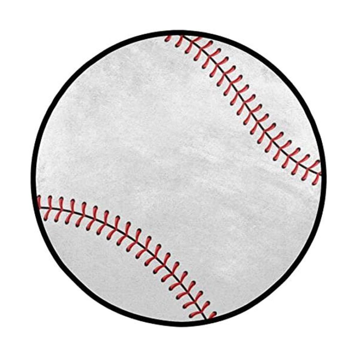 Pardick Alfombra redonda de béisbol de 3 pies para hombre
