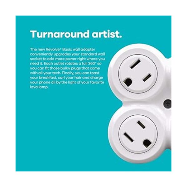 360 Electrical 36031 Revolve Basic Adaptador giratorio de