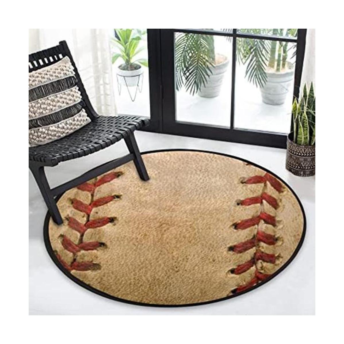 Pardick Alfombra de béisbol redonda de 36.2 pulgadas