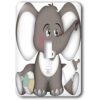 3dRose lsp2225841 Elefante para bebé con chupete_2
