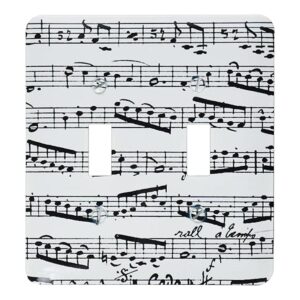 3dRose lsp1797022 Patrón de notas musicales para piano_1