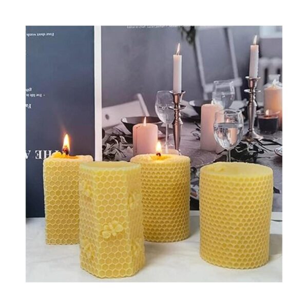 Molde de vela de abeja 3D vela de panal molde de_2