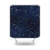 BIYSUC Cortina de ducha con diseño de estrellas de cielo_2