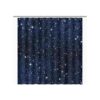 BIYSUC Cortina de ducha con diseño de estrellas de cielo_1