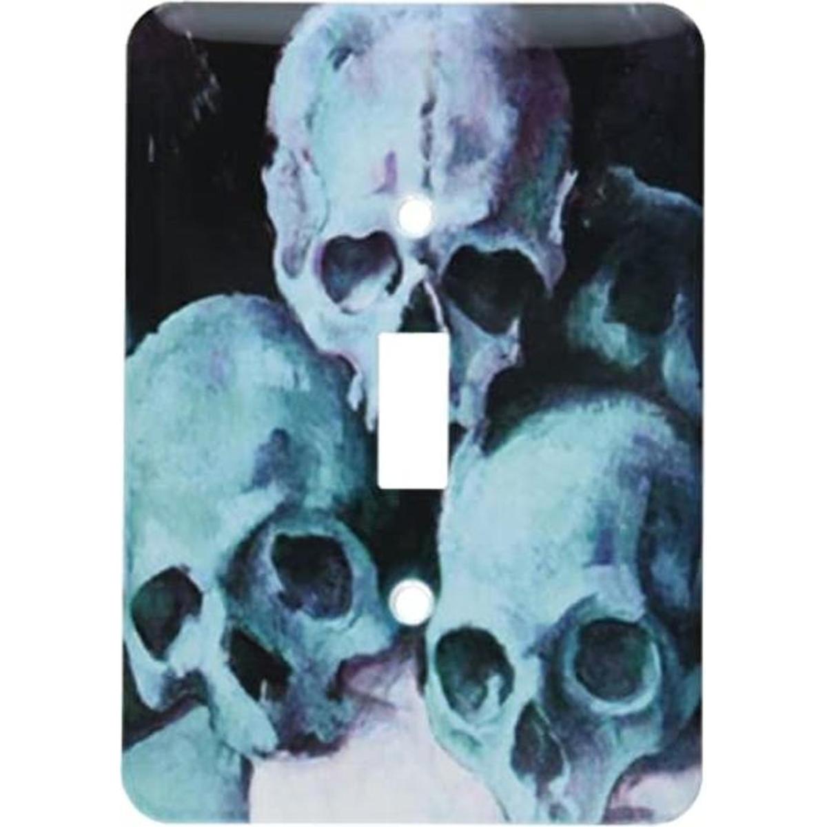 3dRose lsp467451 Pirámide de calaveras Halloween