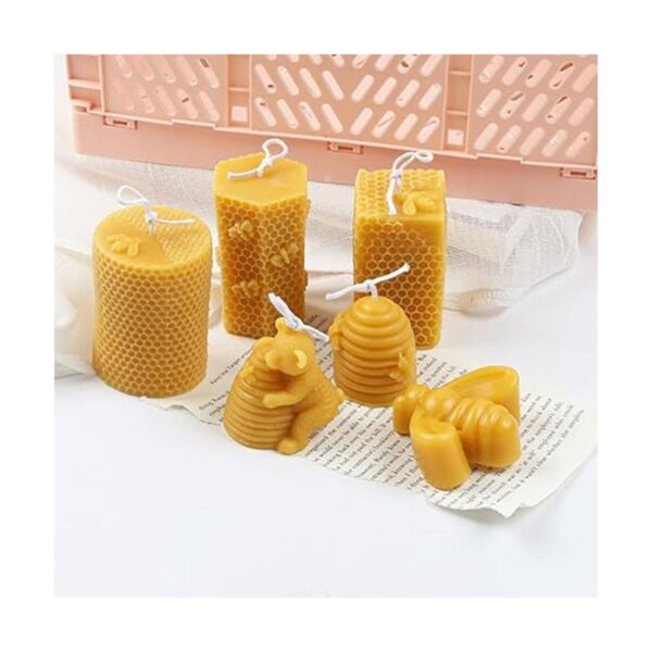 Molde de vela de abeja 3D vela de panal molde de_4