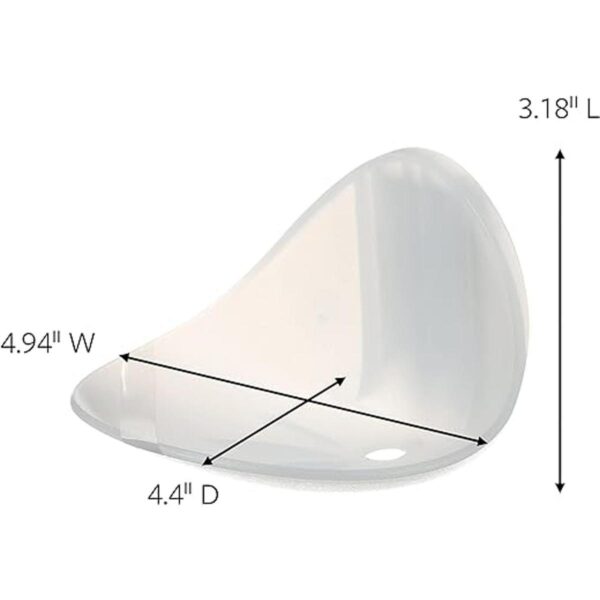 Jabonera 3M con franja impermeable de Command BATH14_3