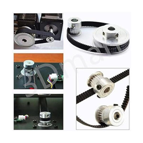 3Dman 2 Kit 2GT Polea de distribución de aluminio de 20 y_3