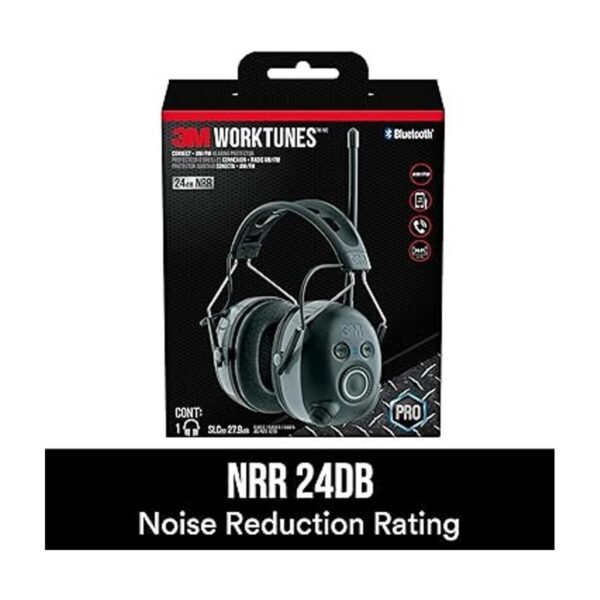 3M protector auditivo inalámbrico WorkTunes con