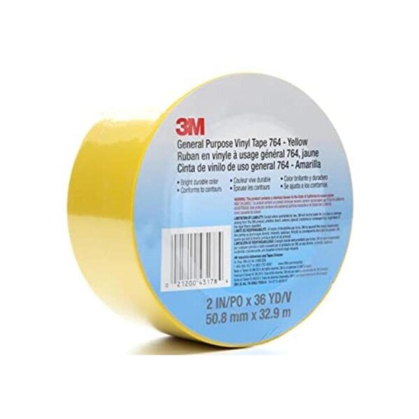 3M Cinta de vinilo 764 uso general 2 x 36 yardas_1