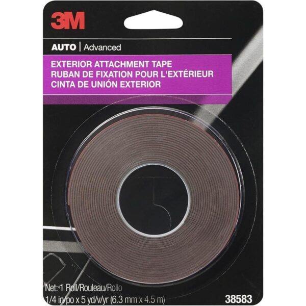 Cinta de fijación exterior 3M 38583 de 0.25 in x 15 ft_2