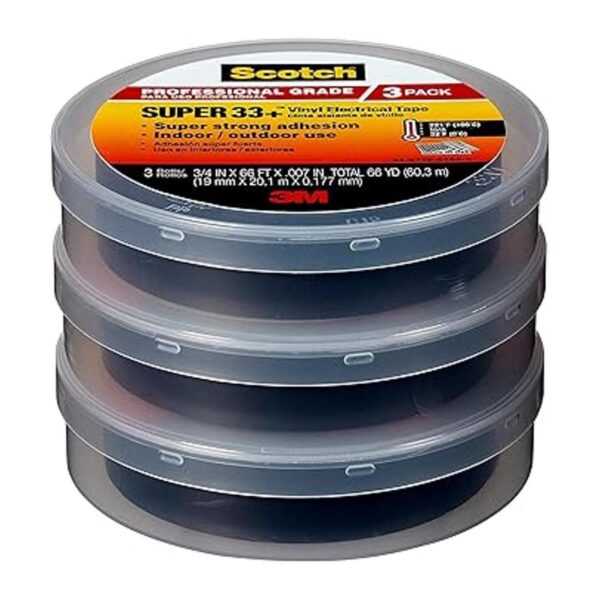 Cinta adhesiva Scotch super 33 eléctrica de vinilo 6132BA10_2