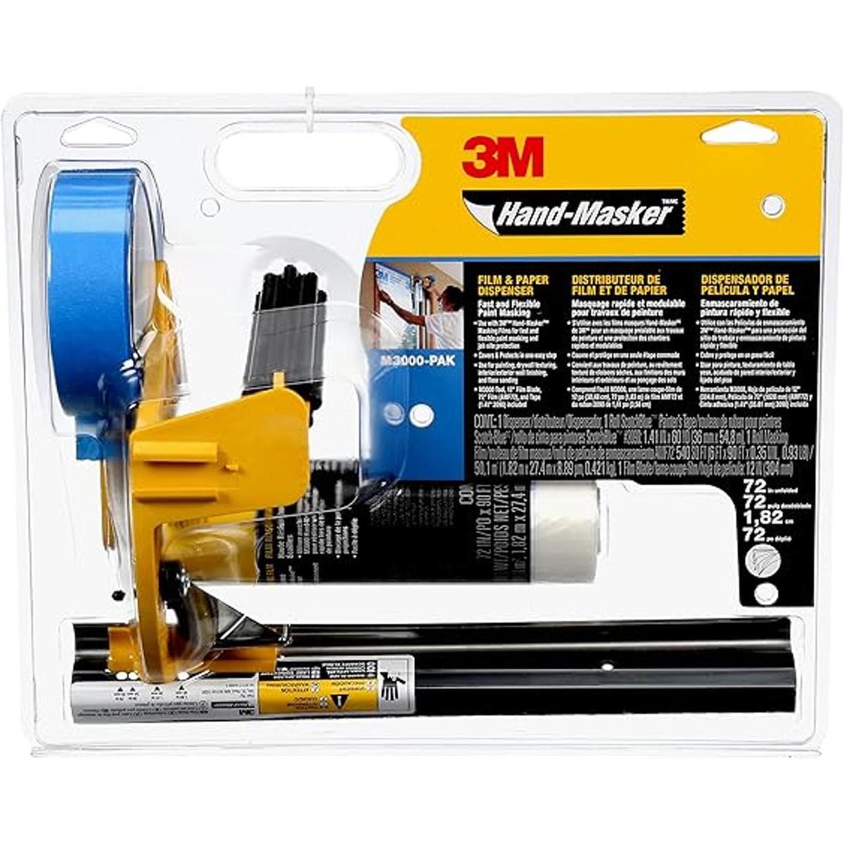 3M Kit de cinta y película de enmascaramiento premontada