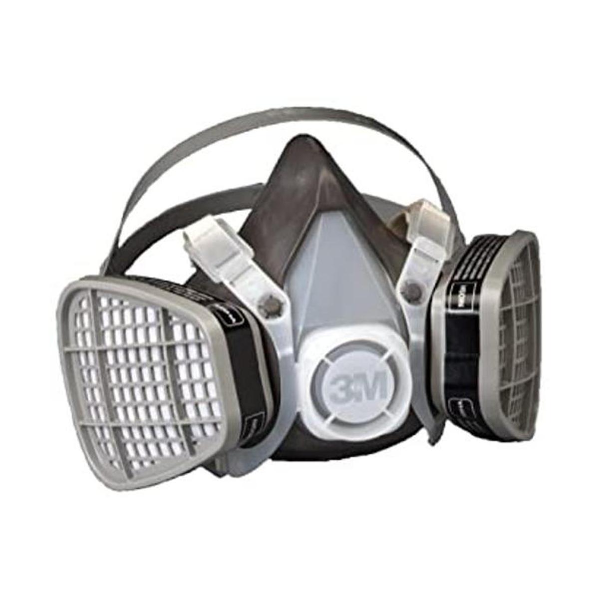 Mascarilla de respiración de medio rostro 3M desechable
