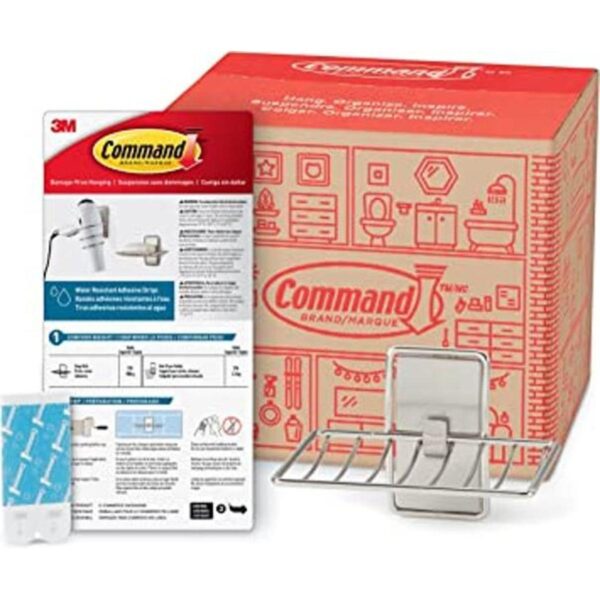 Command Jabonera para ducha jabonera de baño colgante sin