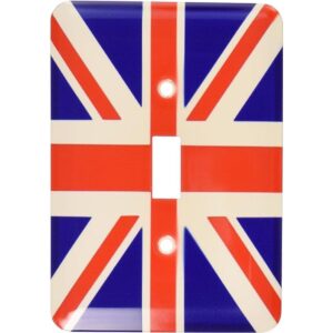 3dRose LSP 159852 1 bandera británica color rojo_1