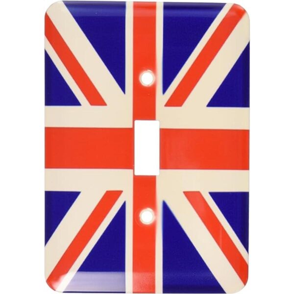 3dRose LSP 159852 1 bandera británica color rojo_1