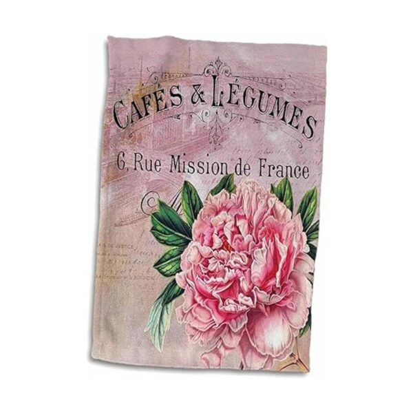 3dRose PS clásico French clásico Pink Peony Botánico_2
