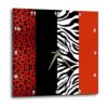 3dRose DPP354383 Reloj de pared con estampado de_3