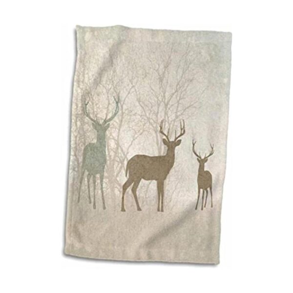 3dRose Doreen Erhardt Wildlife Juego de siluetas de_1