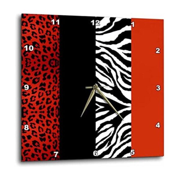 3dRose DPP354383 Reloj de pared con estampado de_1