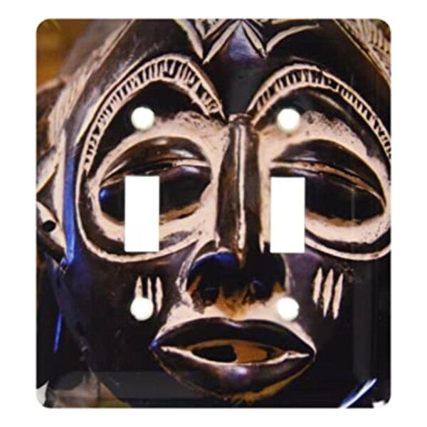 3dRose lsp695362 South Africa Durban Zulu Tribe Mask_1