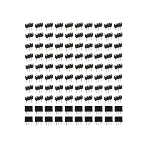 100 pcs 3P Conector para Transistor pitch 0.1 inch 254 mm_1