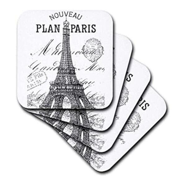 PS clásico Nouveau París clásico Torre Eiffel Posavasos_1
