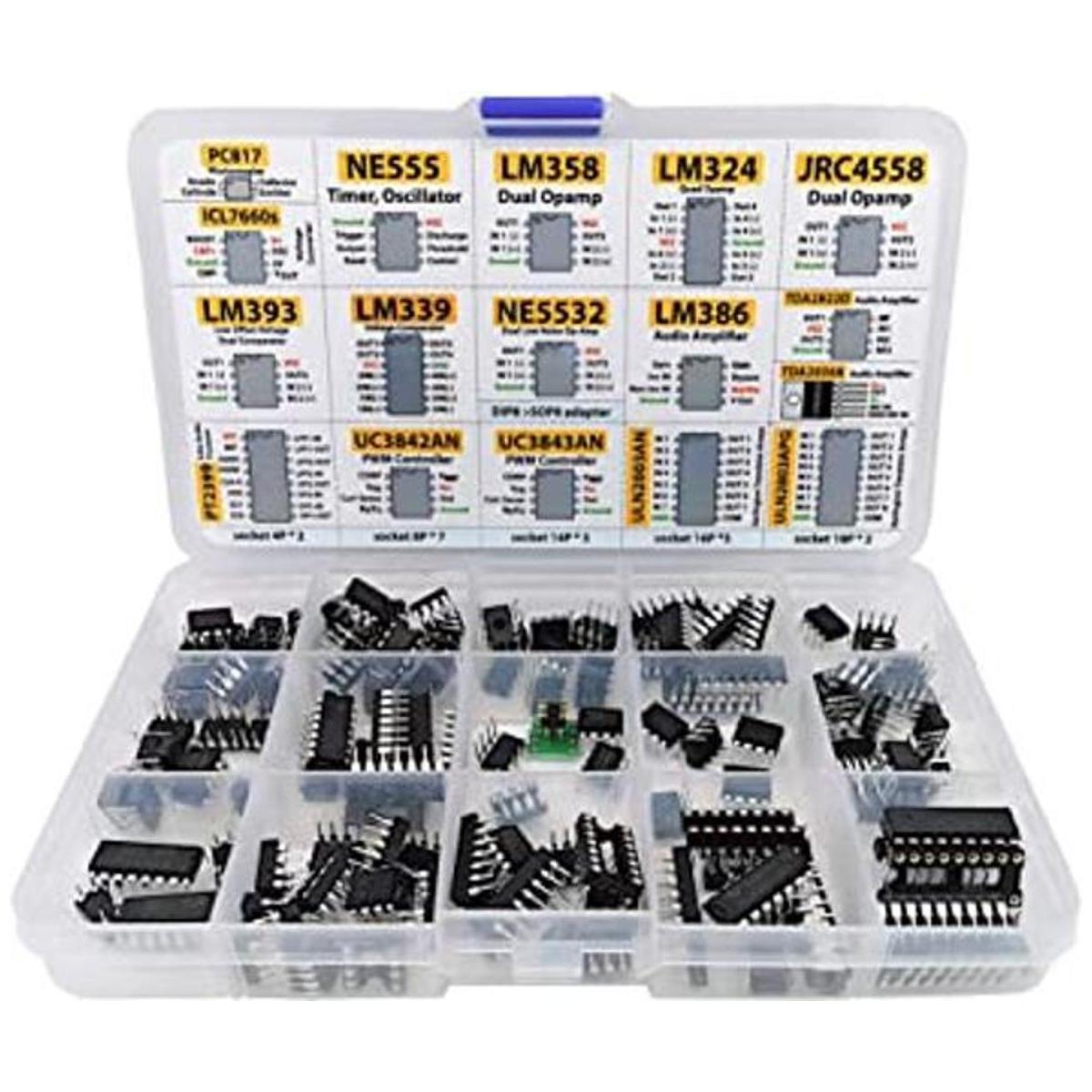 Surtido de chips CI XL 150 piezas amplificador
