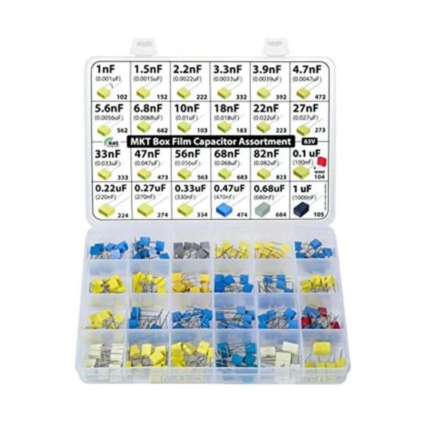 Kit surtido de condensadores de caja de película de_1