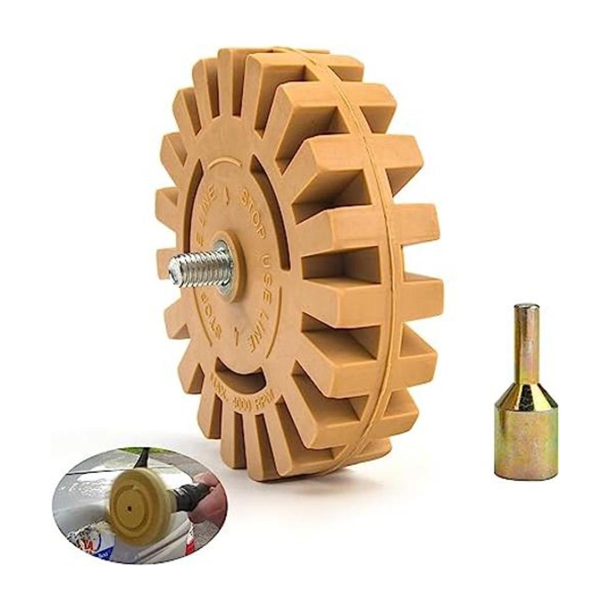 Eliminador de calcomanías de rueda con kit de herramientas
