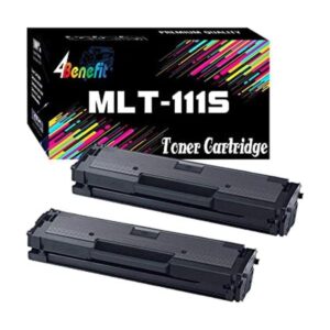 Paquete de 2 cartuchos de tóner negro compatible MLTD111S