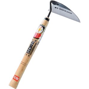 Hounen Nejirikama de hoz de jardinería japonesa con hoja_1