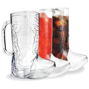 4Es Novelty Taza para botas de vaquero 10 unidades de_1